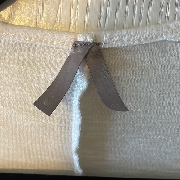 Ivory 3/4 Sleeve Sequence Lace Top - Picture 2 of 5